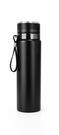 Sleek Matte Black Insulated Water Bottle